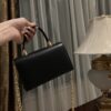 Dolce & Gabban Chain bag-18cm Black with original box