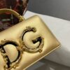 Dolce & Gabban Chain bag-18cm Gold with original box