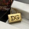 Dolce & Gabban Chain bag-18cm Gold with original box