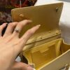 Dolce & Gabban Chain bag-18cm Gold with original box