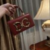 Dolce & Gabban Chain bag-18cm Red with original box