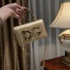 Dolce & Gabban Chain bag-18cm Yellow with original box