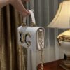 Dolce & Gabban Chain bag-18cm White with original box