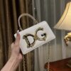 Dolce & Gabban Chain bag-18cm White with original box
