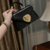 Dolce & Gabbana Snake Skin Bag-Black-19cm with original box