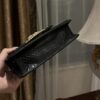 Dolce & Gabbana Snake Skin Bag-Black-19cm with original box