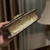 Dolce & Gabbana Snake Skin Bag-Gray-19cm with original box