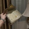Dolce & Gabbana Snake Skin Bag-Gray-19cm with original box