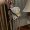 Dolce & Gabbana Snake Skin Bag-Gray-19cm with original box