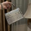 Dolce & Gabbana Snake Skin Bag-Gray-19cm with original box