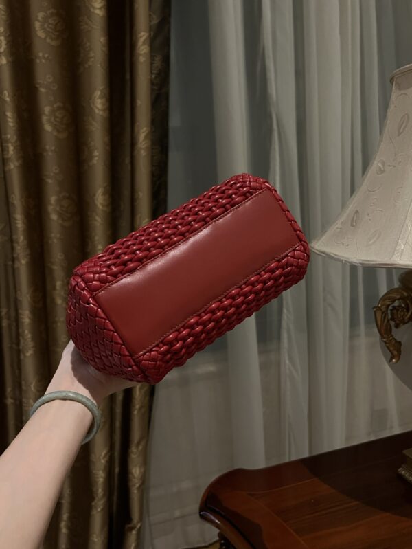 Dolce & Gabbana Hand-Red  Sicily Women's Bag-Gold-20cm with original box