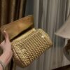 Dolce & Gabbana Hand-Woven Sicily Women's Bag-Gold-20cm with original box