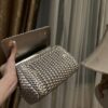 Dolce & Gabbana Hand-Woven Sicily Women's Bag-Silver-20cm with original box