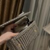 Dolce & Gabbana Hand-Woven Sicily Women's Bag-Silver-20cm with original box