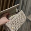Dolce & Gabbana Hand-Woven Sicily Women's Bag-White-20cm with original box