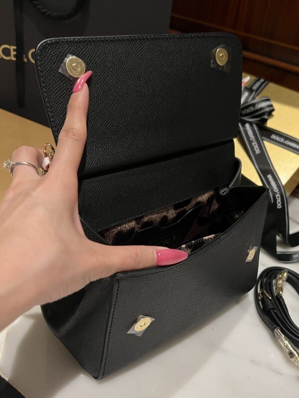 Dolce & Gabban Sicily 100% Original Replica! A masterpiece of the brand-Black-20cm  with original box