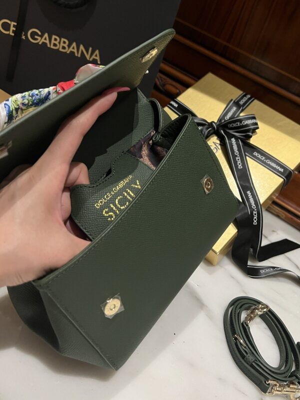 Dolce & Gabban Sicily 100% Original Replica! A masterpiece of the brand-Green-20cm  with original box