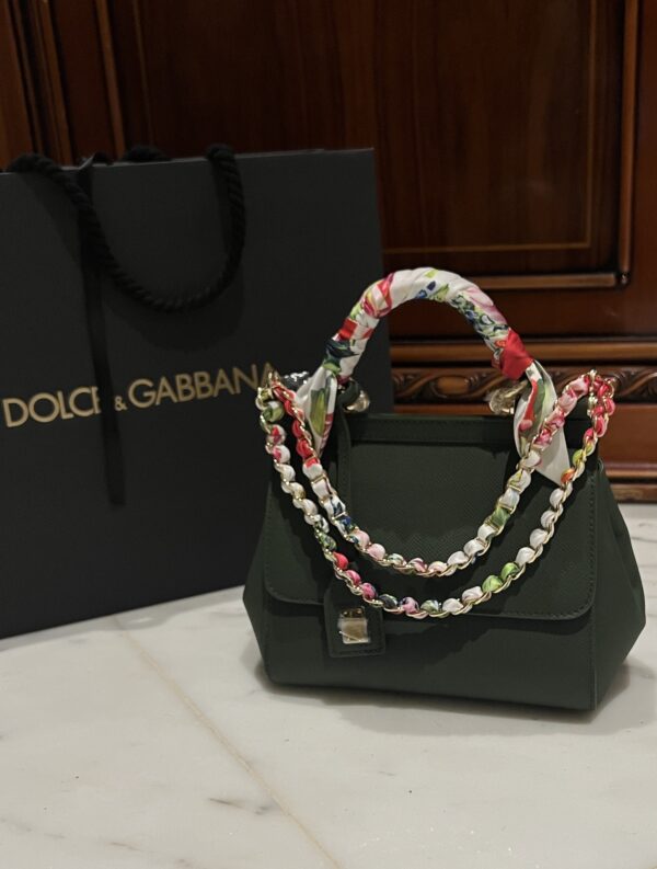 Dolce & Gabban Sicily 100% Original Replica! A masterpiece of the brand-Green-20cm  with original box
