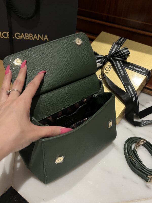 Dolce & Gabban Sicily 100% Original Replica! A masterpiece of the brand-Green-20cm  with original box