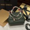 Dolce & Gabban Sicily 100% Original Replica! A masterpiece of the brand-Green-20cm  with original box