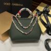 Dolce & Gabban Sicily 100% Original Replica! A masterpiece of the brand-Green-20cm  with original box
