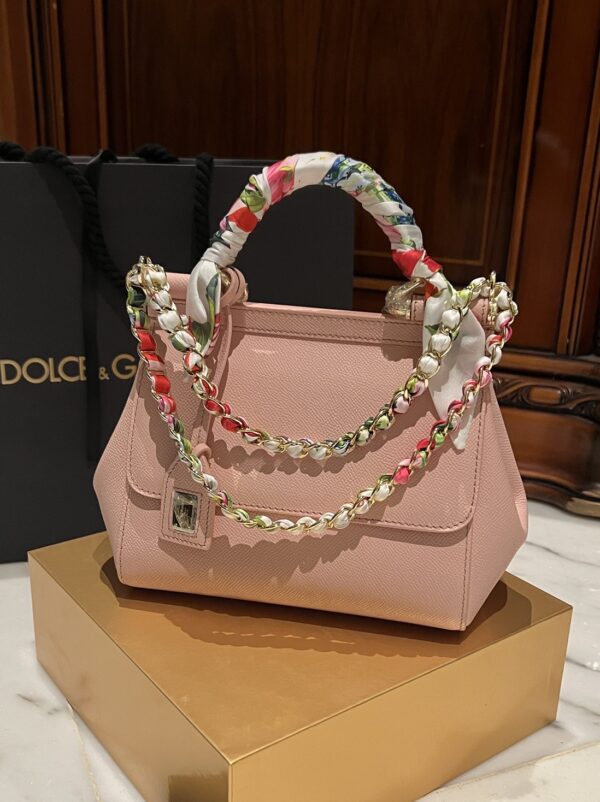 Dolce & Gabban Sicily 100% Original Replica! A masterpiece of the brand-Pink-20cm  with original box