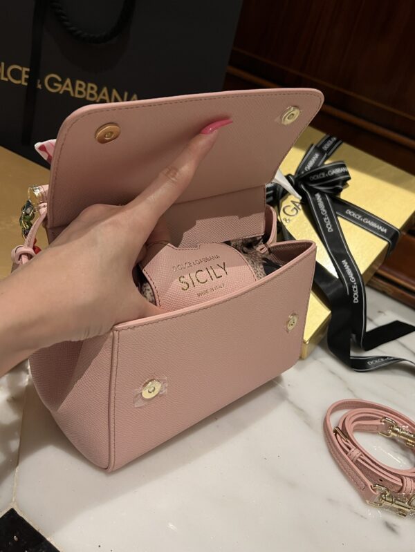 Dolce & Gabban Sicily 100% Original Replica! A masterpiece of the brand-Pink-20cm  with original box