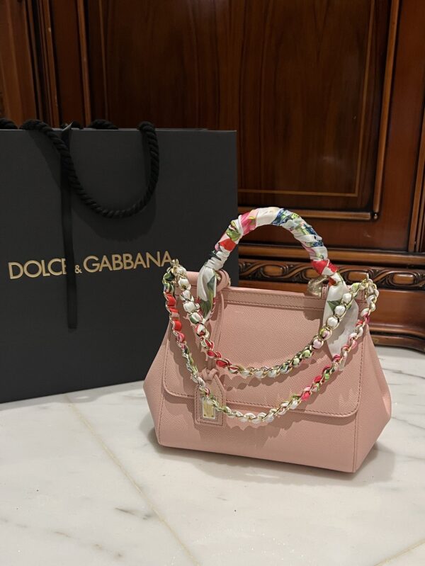 Dolce & Gabban Sicily 100% Original Replica! A masterpiece of the brand-Pink-20cm  with original box