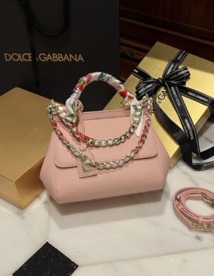 Dolce & Gabban Sicily 100% Original Replica! A masterpiece of the brand-Pink-20cm  with original box