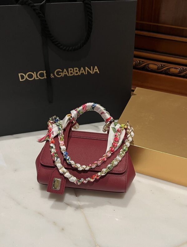 Dolce & Gabban Sicily 100% Original Replica! A masterpiece of the brand.-18cm Red with original box