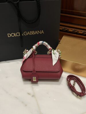 Dolce & Gabban Sicily 100% Original Replica! A masterpiece of the brand.-18cm Red with original box