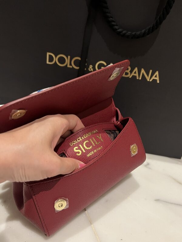 Dolce & Gabban Sicily 100% Original Replica! A masterpiece of the brand.-18cm Red with original box