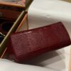 Dolce & Gabban Lizard Pattern Sicilian Women's Bag-Red-25cm with original box free shipping