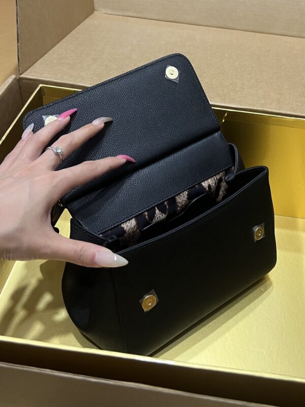 Dolce & Gabban Sicily 100% Original Replica! A masterpiece of the brand-Black-20cm  with original box