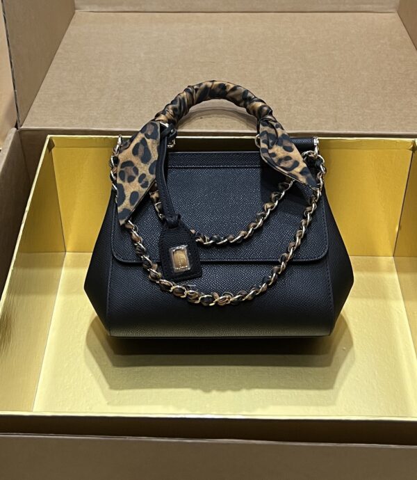 Dolce & Gabban Sicily 100% Original Replica! A masterpiece of the brand-Black-20cm  with original box