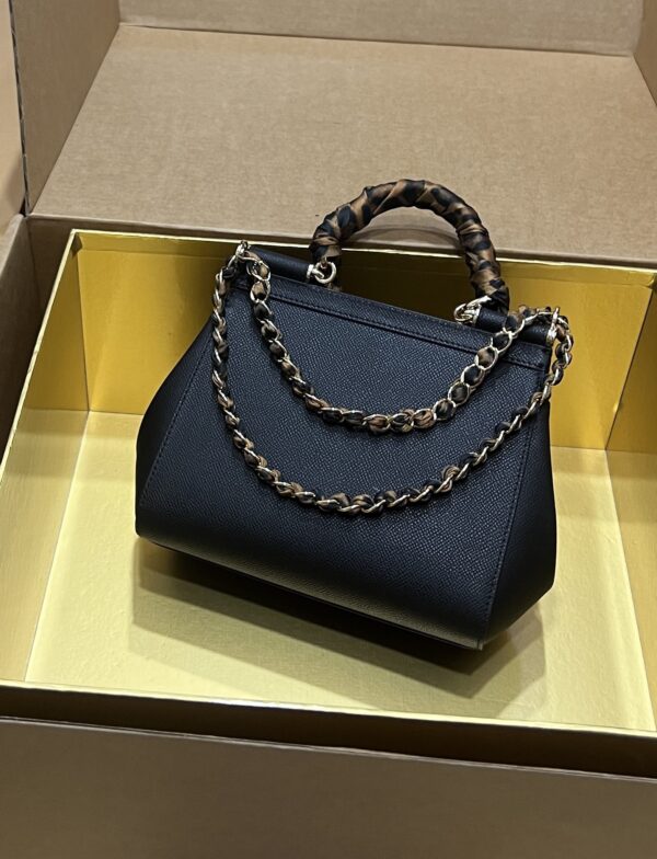 Dolce & Gabban Sicily 100% Original Replica! A masterpiece of the brand-Black-20cm  with original box