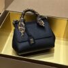 Dolce & Gabban Sicily 100% Original Replica! A masterpiece of the brand-Black-20cm  with original box