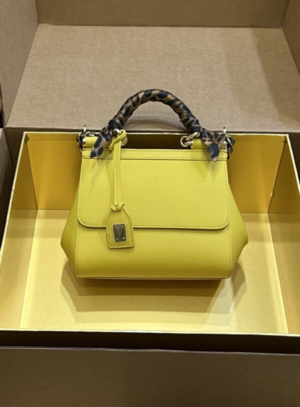 Dolce & Gabban Sicily 100% Original Replica! A masterpiece of the brand-Yellow-20cm  with original box