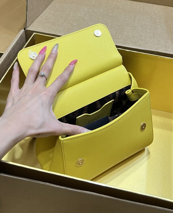 Dolce & Gabban Sicily 100% Original Replica! A masterpiece of the brand-Yellow-20cm  with original box