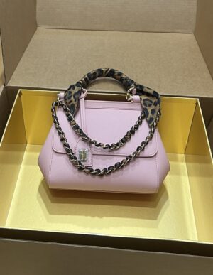 Dolce & Gabban Sicily 100% Original Replica! A masterpiece of the brand-Pink-20cm  with original box