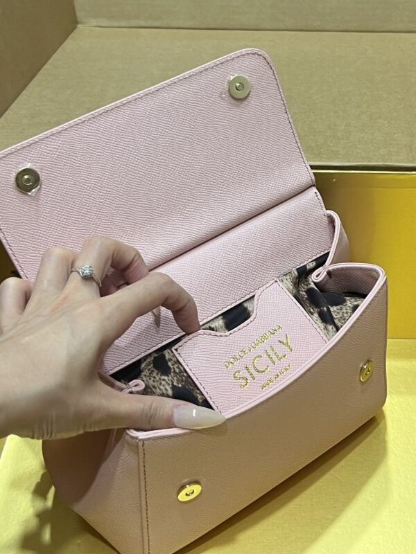 Dolce & Gabban Sicily 100% Original Replica! A masterpiece of the brand-Pink-20cm  with original box