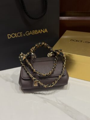 Dolce & Gabban Sicily 100% Original Replica! A masterpiece of the brand.-18cm Brown with original box