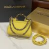 Dolce & Gabban Sicily 100% Original Replica! A masterpiece of the brand.-18cm Yellow with original box
