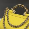 Dolce & Gabban Sicily 100% Original Replica! A masterpiece of the brand.-18cm Yellow with original box