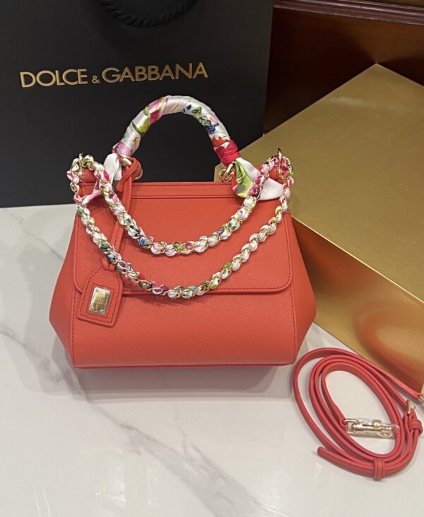 Dolce & Gabban Sicily 100% Original Replica! A masterpiece of the brand-Orange-20cm  with original box