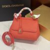 Dolce & Gabban Sicily 100% Original Replica! A masterpiece of the brand-Orange-20cm  with original box