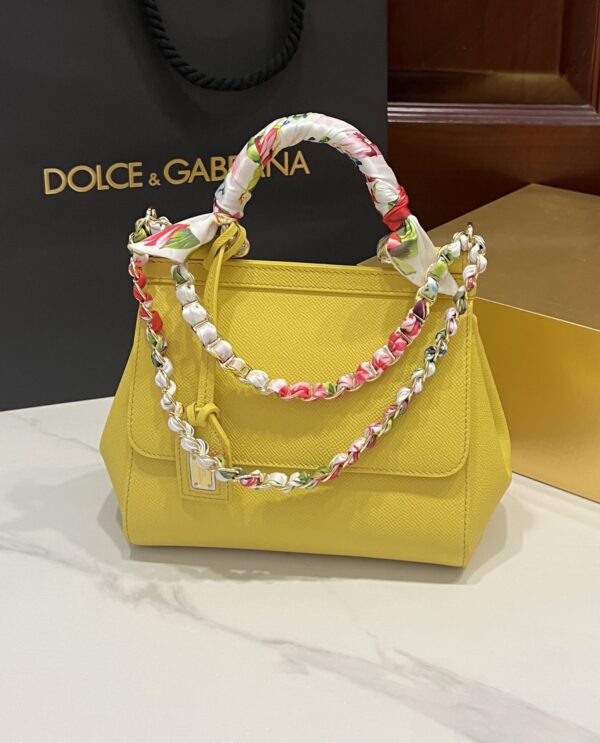 Dolce & Gabban Sicily 100% Original Replica! A masterpiece of the brand-Yellow-20cm  with original box