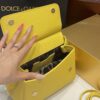 Dolce & Gabban Sicily 100% Original Replica! A masterpiece of the brand-Yellow-20cm  with original box