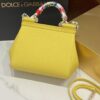 Dolce & Gabban Sicily 100% Original Replica! A masterpiece of the brand-Yellow-20cm  with original box