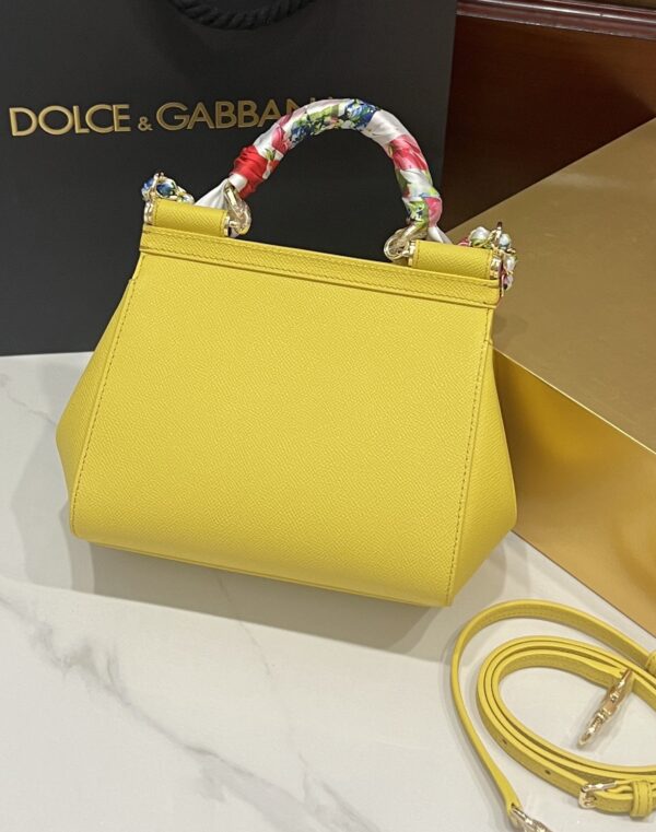 Dolce & Gabban Sicily 100% Original Replica! A masterpiece of the brand-Yellow-20cm  with original box